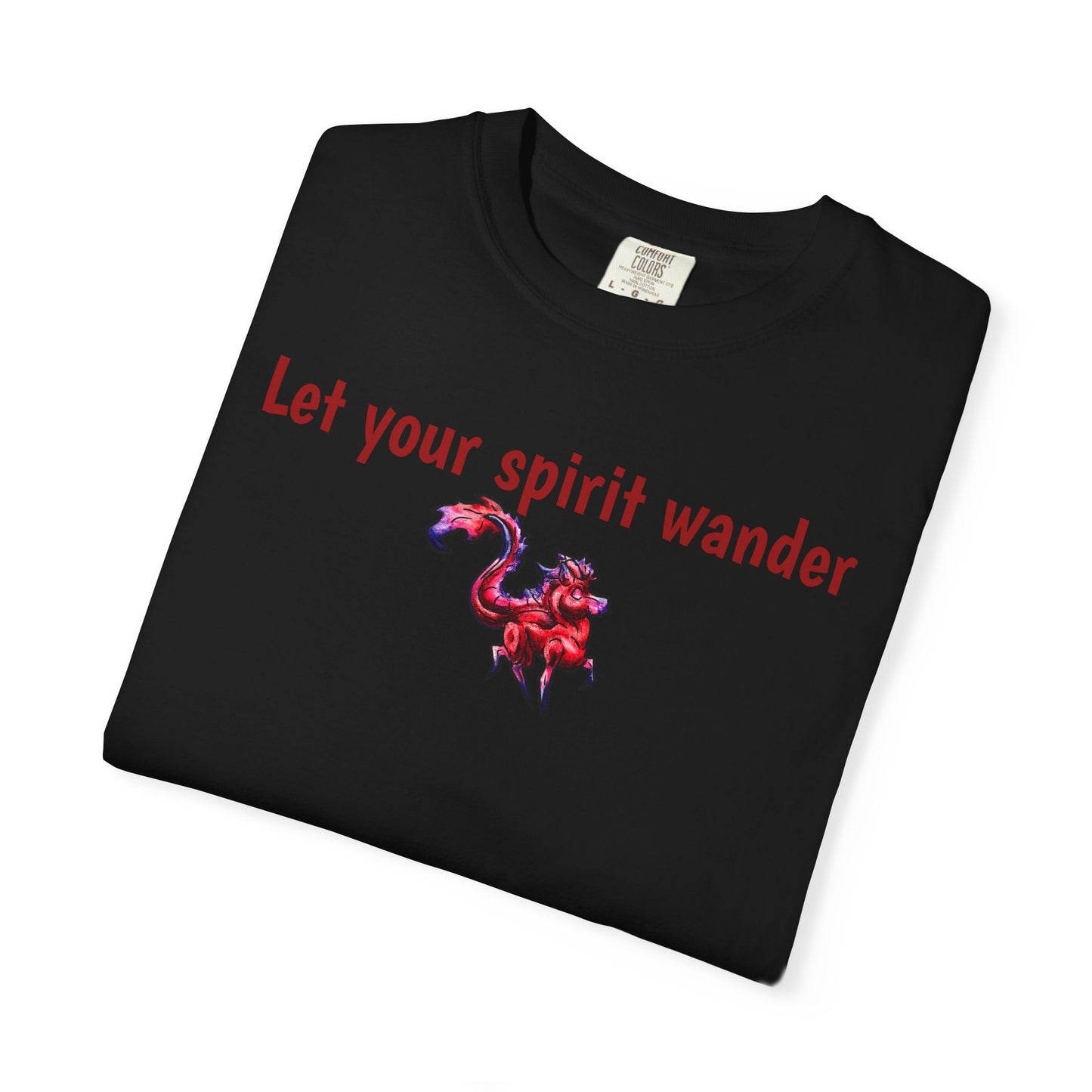 Chibi Myer the Kirin- Let your spirit wander T-shirt- Fantasy Nature- Mythical Creature- Kirin Lover Gift - Shirt