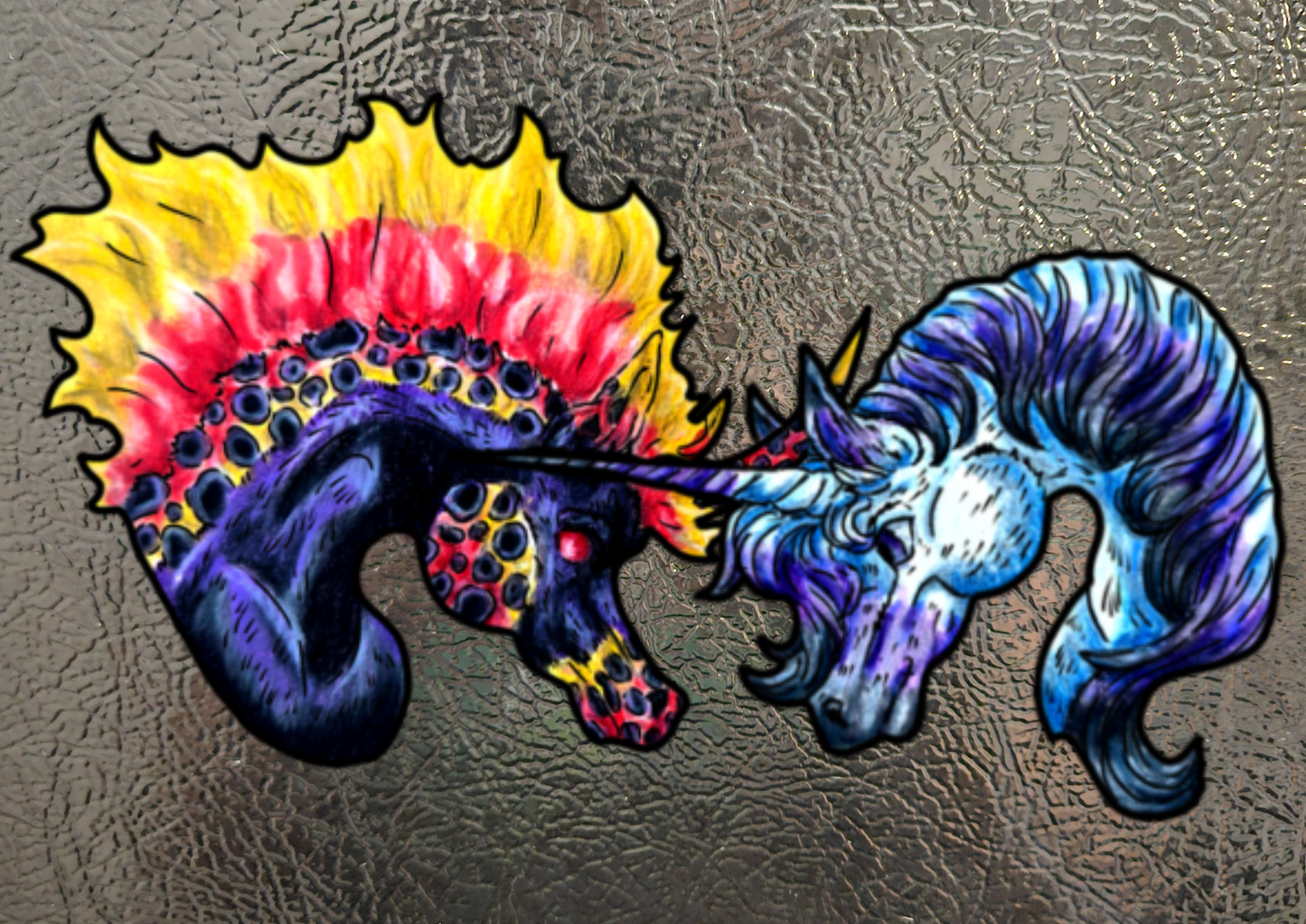 Nightmare & Unicorn 3pk Magnets