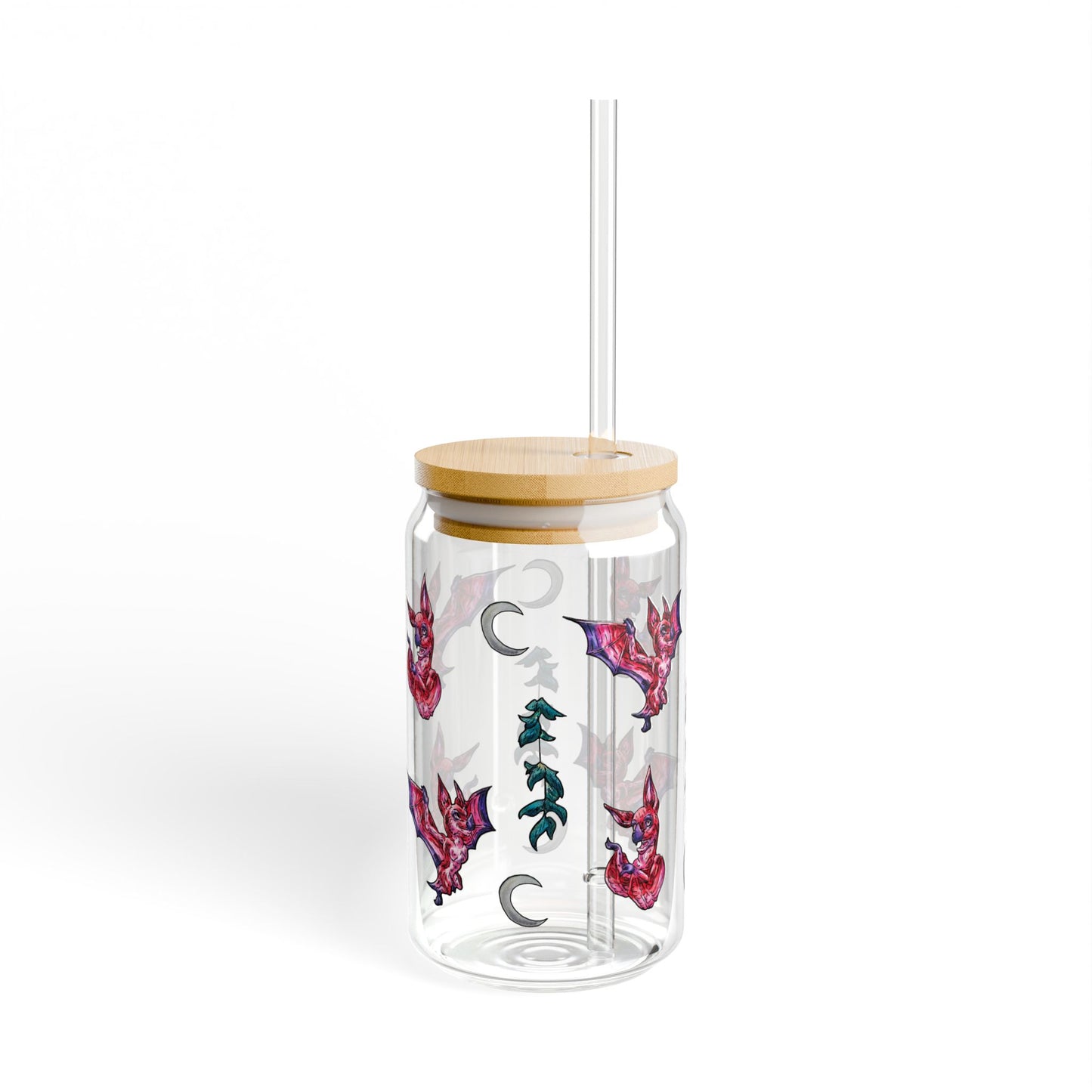 Myra the Bat Sipper Glass, 16oz