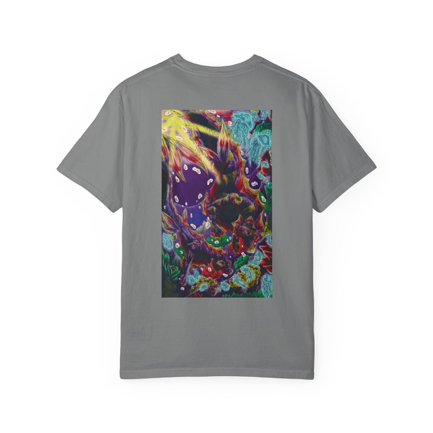 Team Sunset Hippocampus- Vibrant Ocean Fantasy Art- Marine Fantasy Illustration- Fantasy Ocean Art- T-shirt