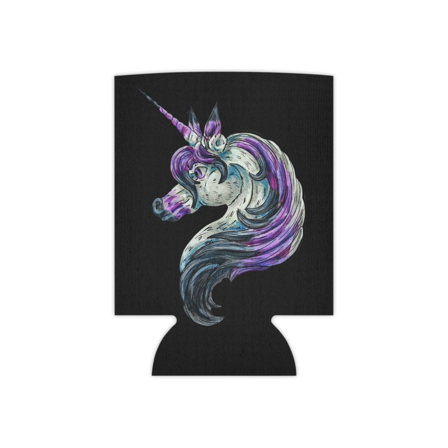 Unicorn Head Can Cooler