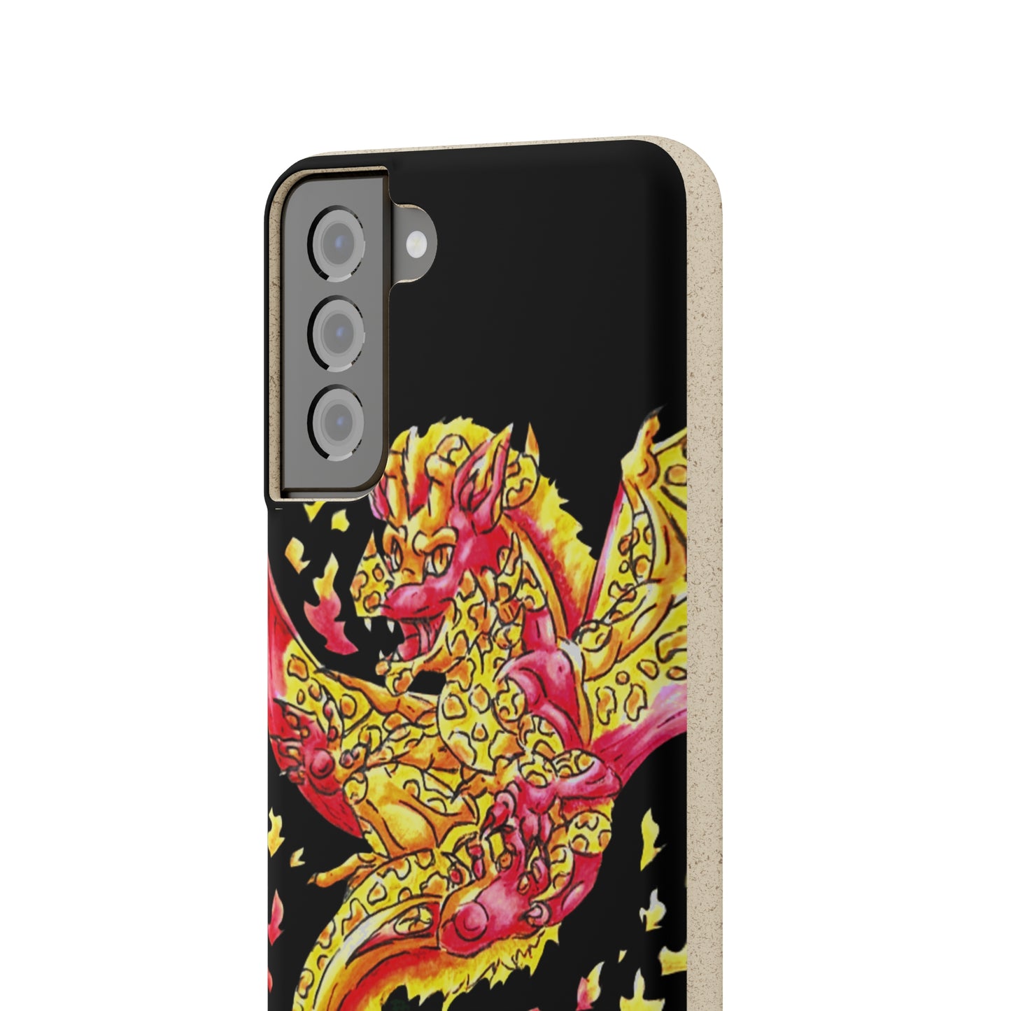 Cutesy Fire Dragon Float Biodegradable Cases