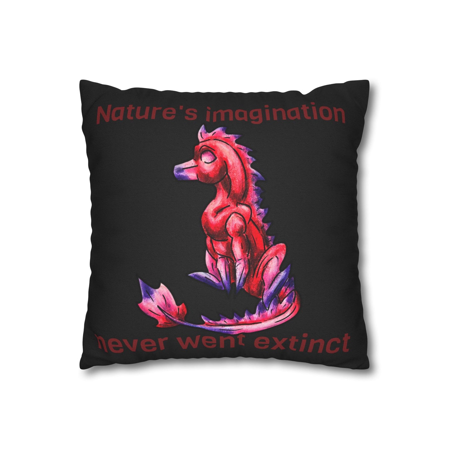 Chibi Mehr the Garudimimus- Feathered Dino- Prehistoric Dinosaur- Double-Sided Pillow