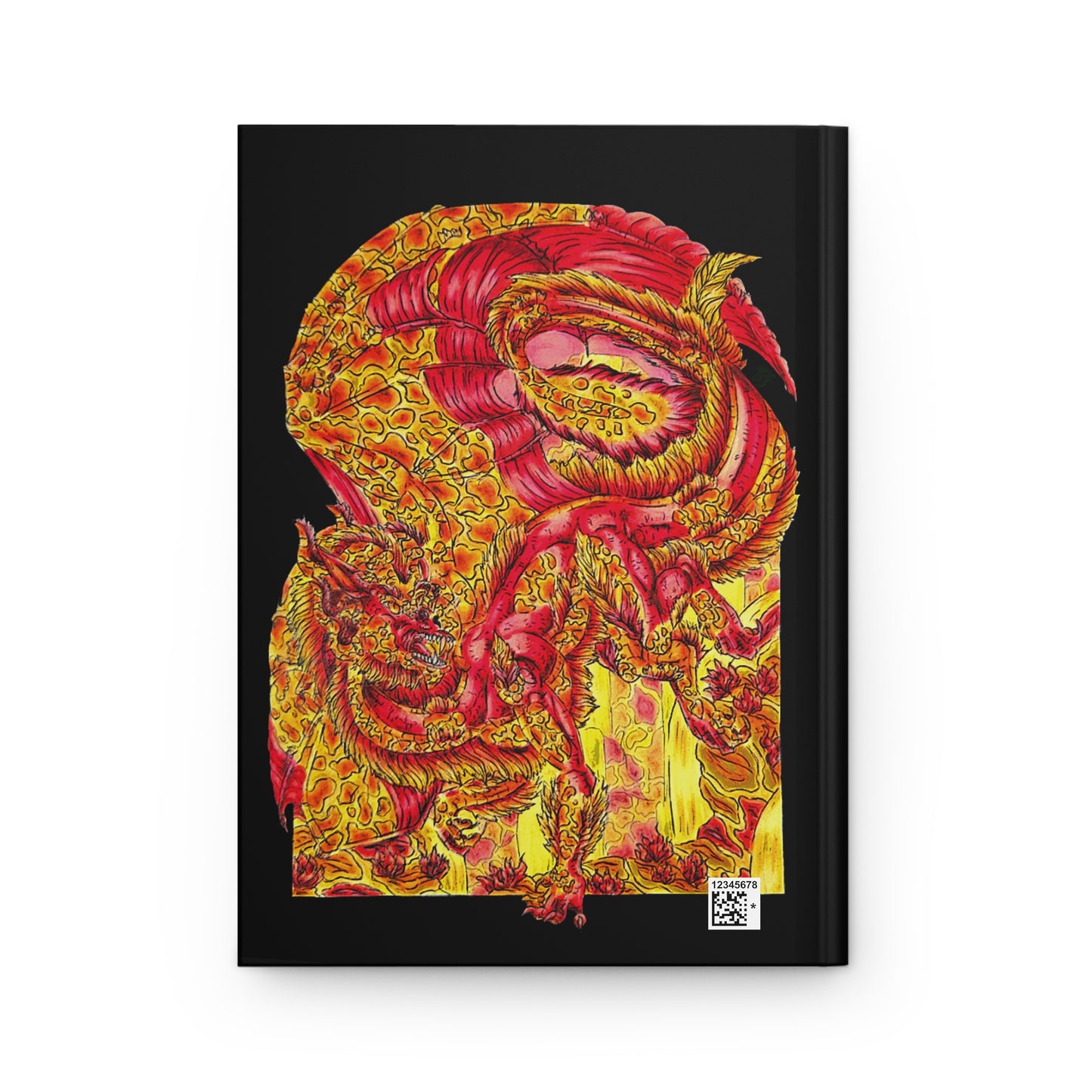 Fire Dragon Hardcover Journal Matte