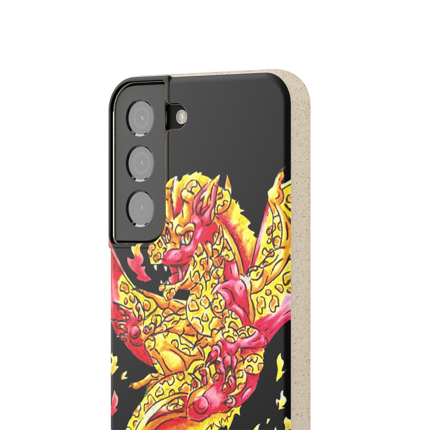 Cutesy Fire Dragon Float Biodegradable Cases