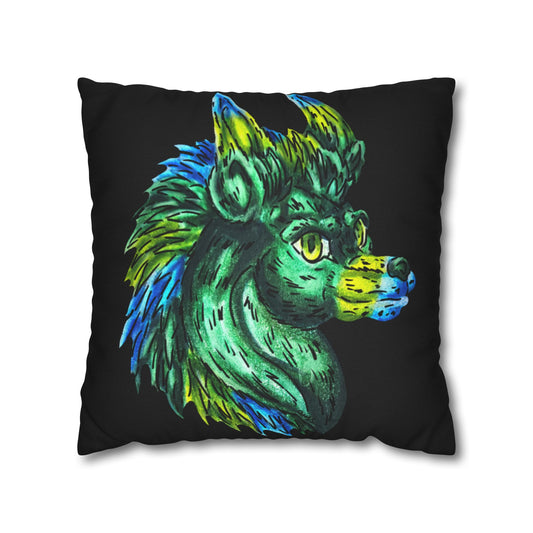 Clover the Hedgehog Spun Polyester Square Pillowcase
