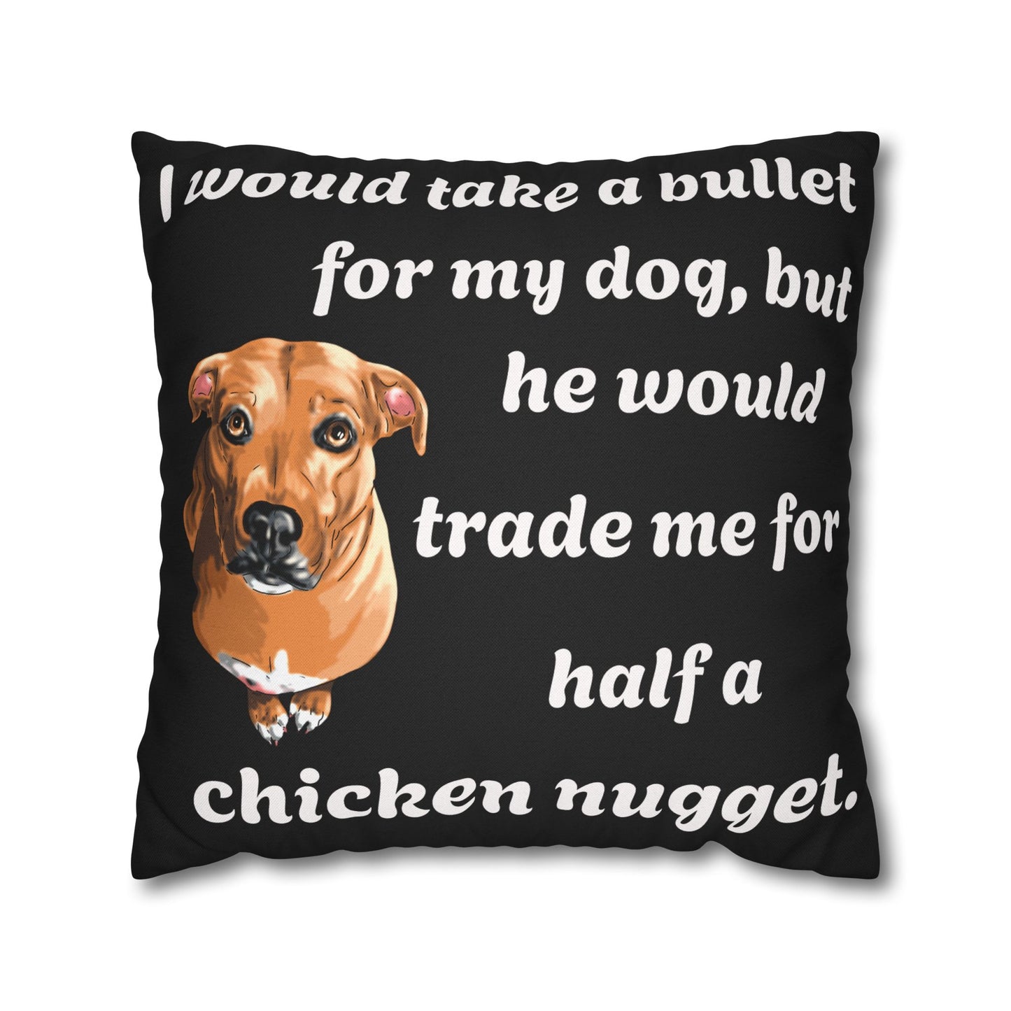 Bullet Spun Polyester Square Pillowcase