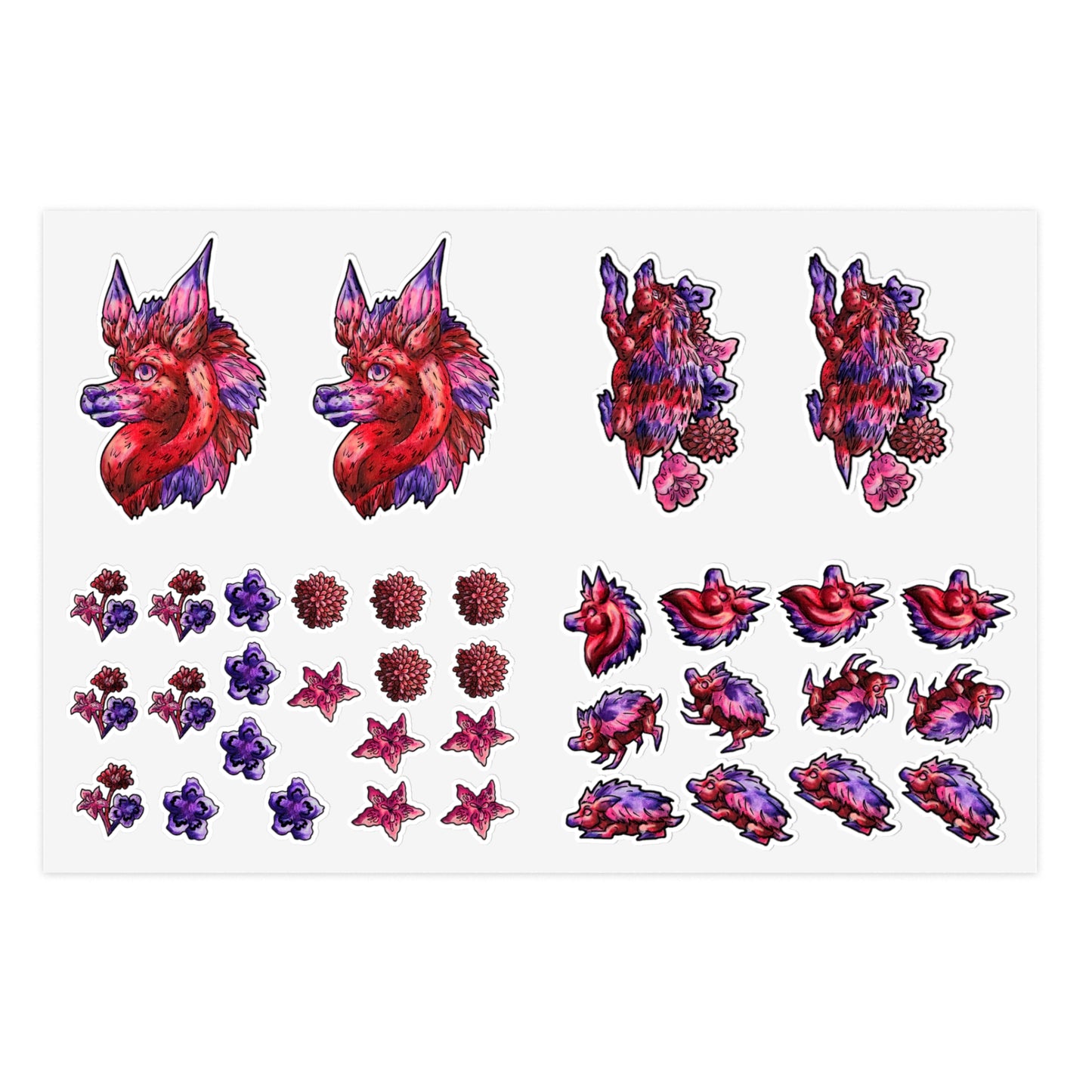 Azalea the Hedgehog Sticker Sheets 6"x4"