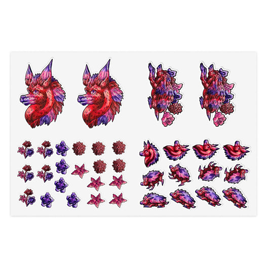 Azalea the Hedgehog Sticker Sheets 6"x4"