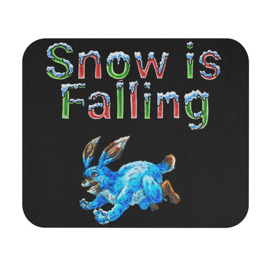 Snow the Rabbit Mouse Pad (Rectangle)