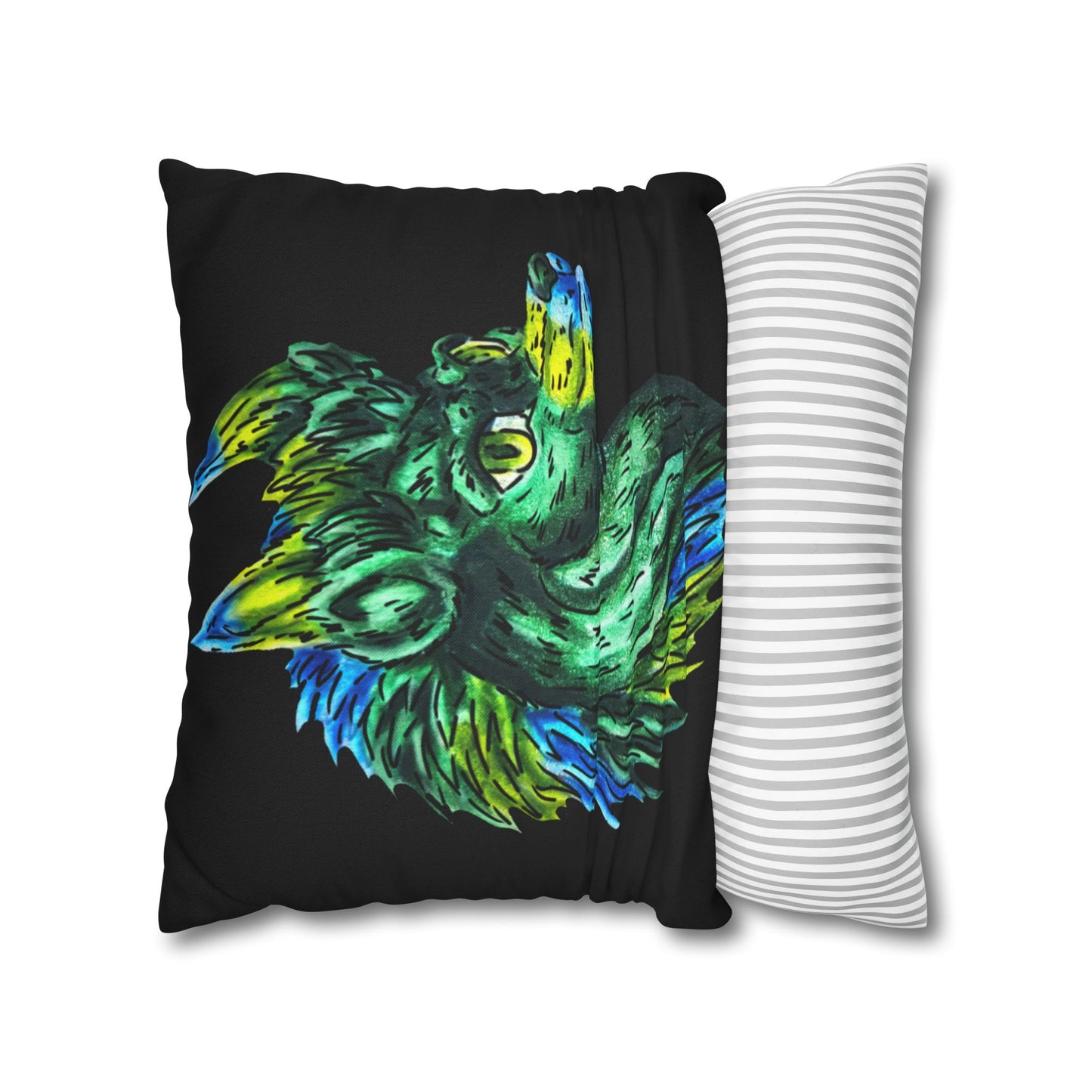 Clover the Hedgehog Spun Polyester Square Pillowcase