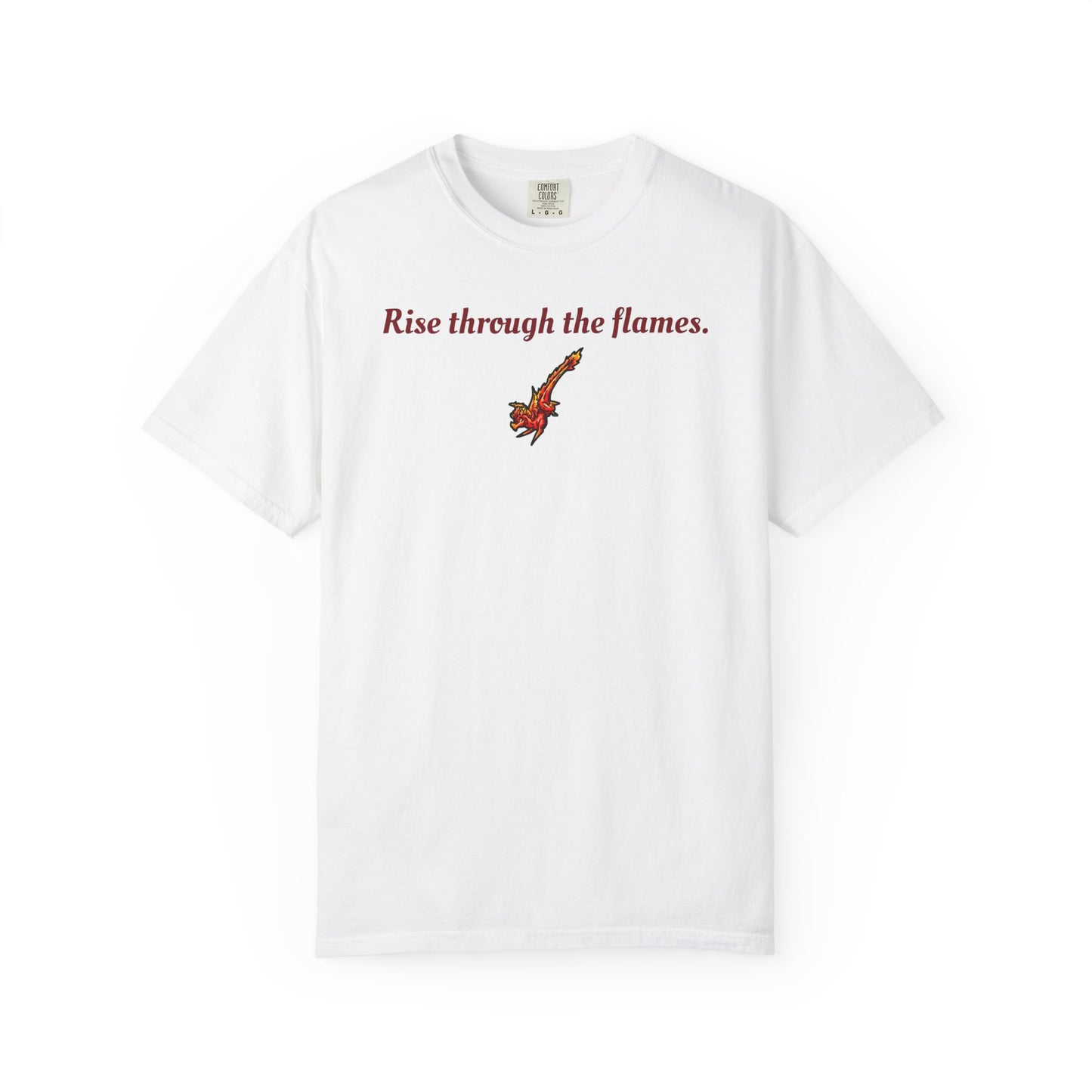 Chibi Fire Dragon- Rise- Elemental- Fantasy Dragon-T-shirt