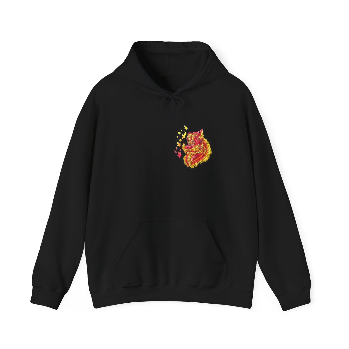 Fire Dragon Head Unisex Heavy Blend™ Hooded Sweatshirt