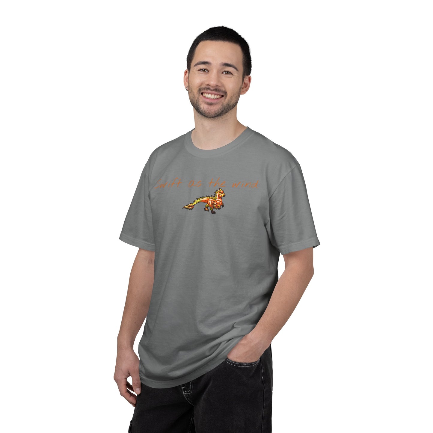 Chibi Caena the Raptor- Swift- Dinosaur art- Prehistoric- T-shirt
