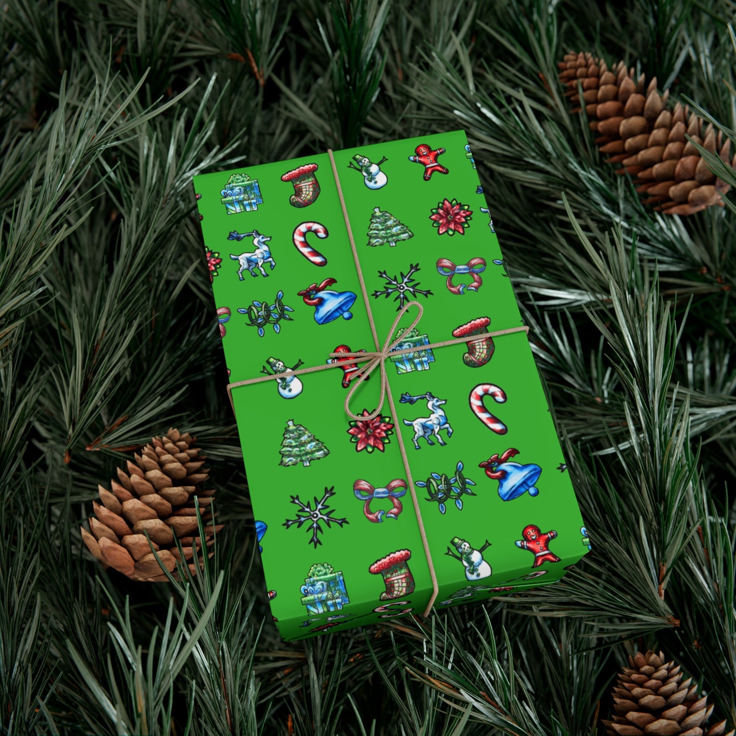 Christmas Symbols Gift Wrap Papers