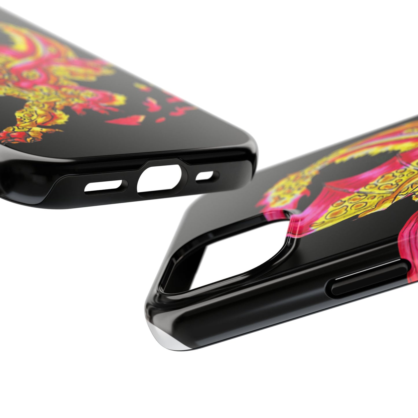 Cutesy Fire Dragon Fly Tough Phone Cases