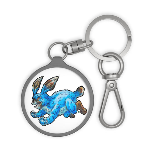 Snow the Rabbit Keyring Tag