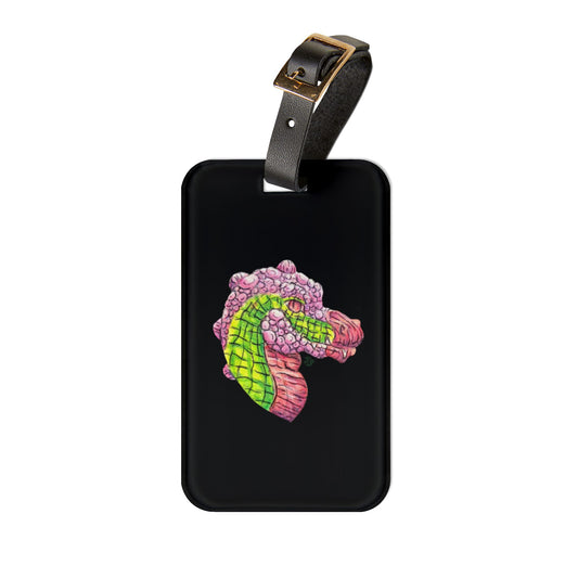 Dimetrodon Head Luggage Tag