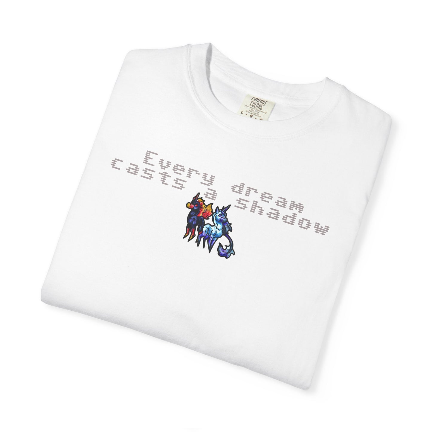 Dream and Nightmare Unicorn- Dream & Shadow- Celestial Nightmare- Duality– Light and Dark Fantasy- T-shirt
