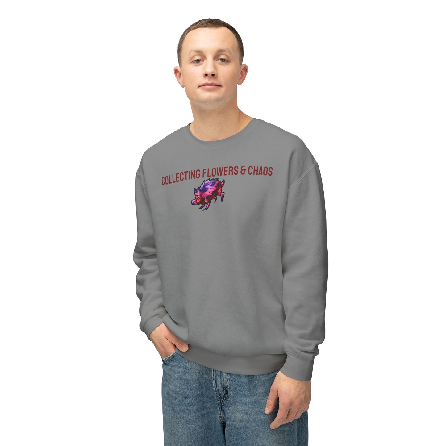 Chibi Azalea the Hedgehog- Collecting- Chibi Hedgehog- Cute Animal - Crewneck