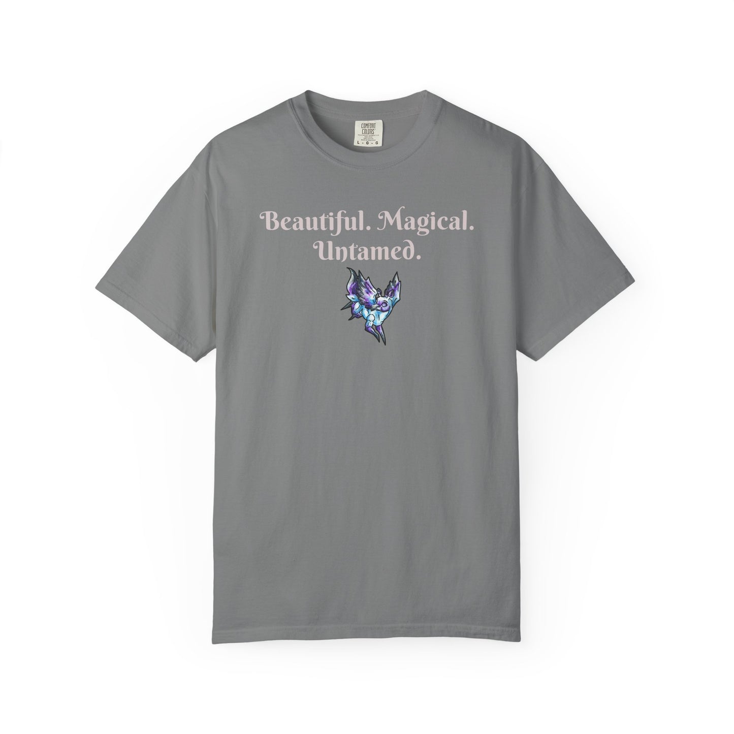 Chib Seleste the Peryton- Untamed- Fantasy Creature- White Deer Bird- T-shirt