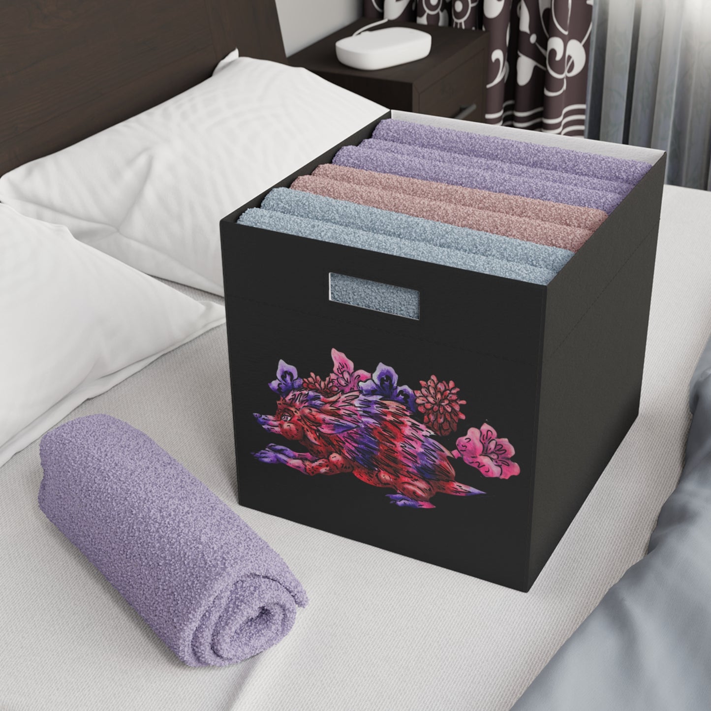 Azalea the Hedgehog Stretch Felt Storage Box