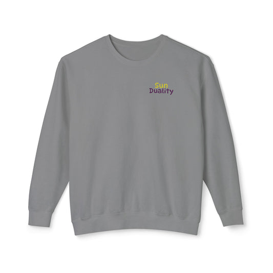 Dual Hippocampus – Dual Ocean Fantasy Art – Hippocampus Pair- Unisex Crewneck