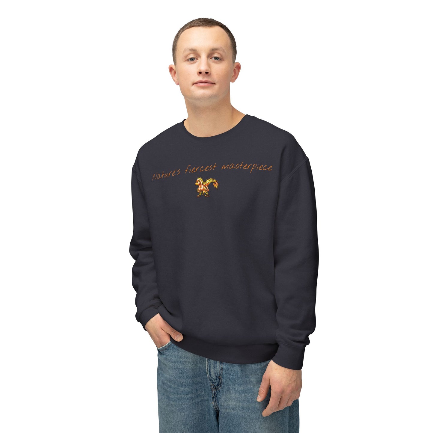 Chibi Caena the Raptor- Masterpiece- Dinosaur art- Prehistoric- Crewneck