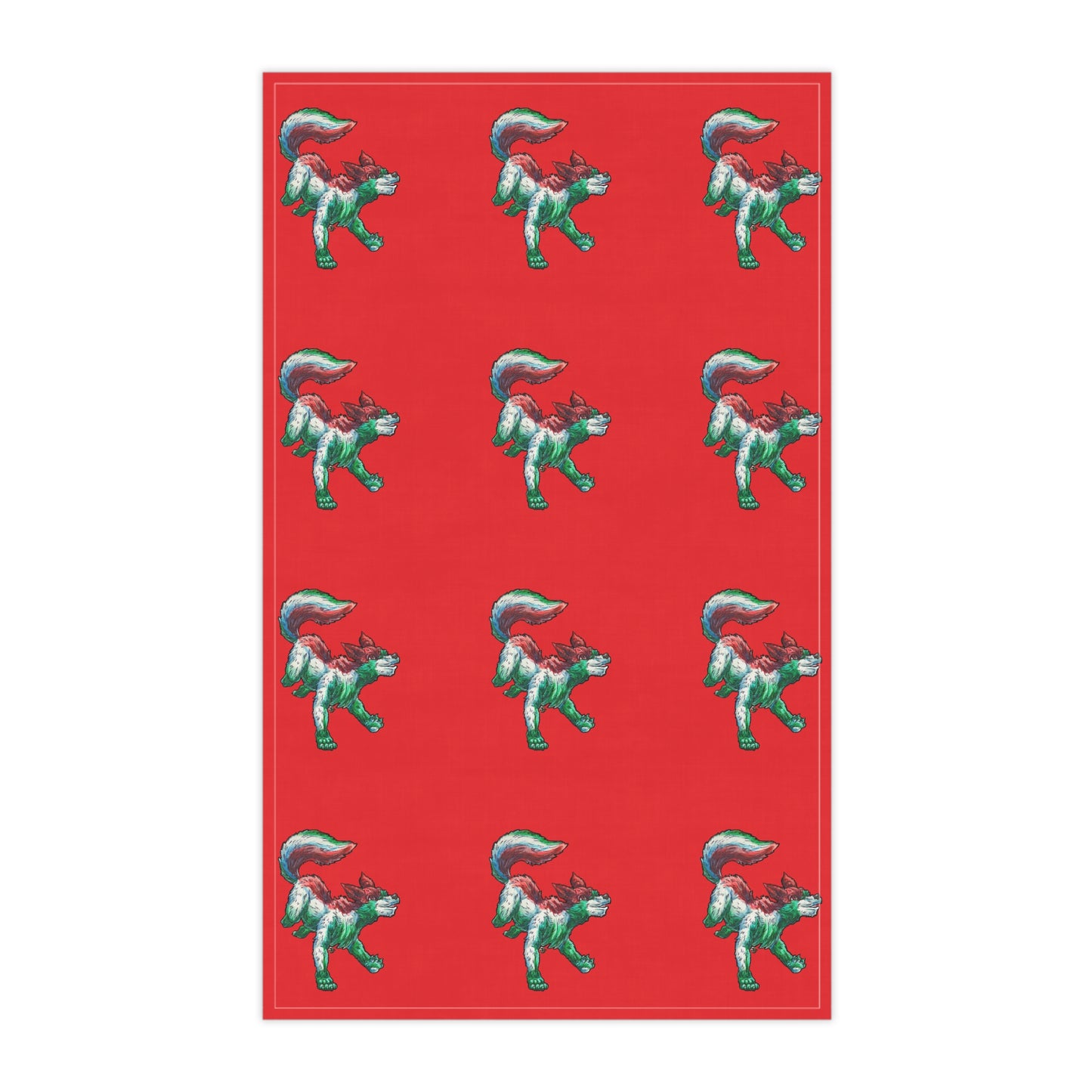 Jolly the She-wolf Tea Towels (cotton, poly)