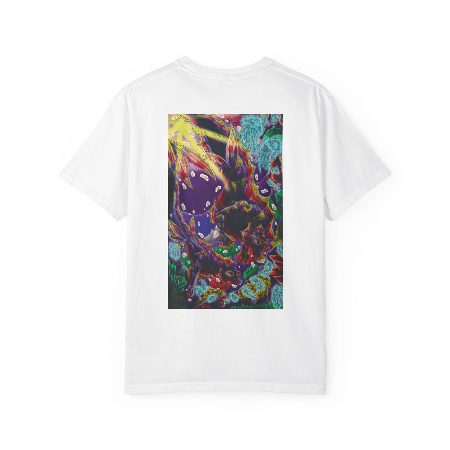 Team Sunset Hippocampus- Vibrant Ocean Fantasy Art- Marine Fantasy Illustration- Fantasy Ocean Art- T-shirt
