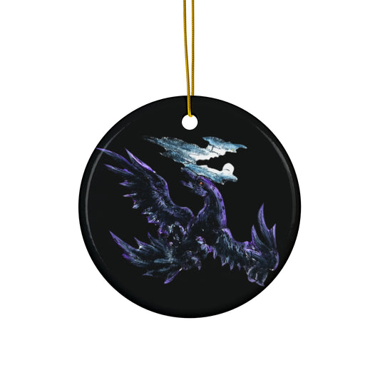 Spooks the Crow Ceramic Ornament