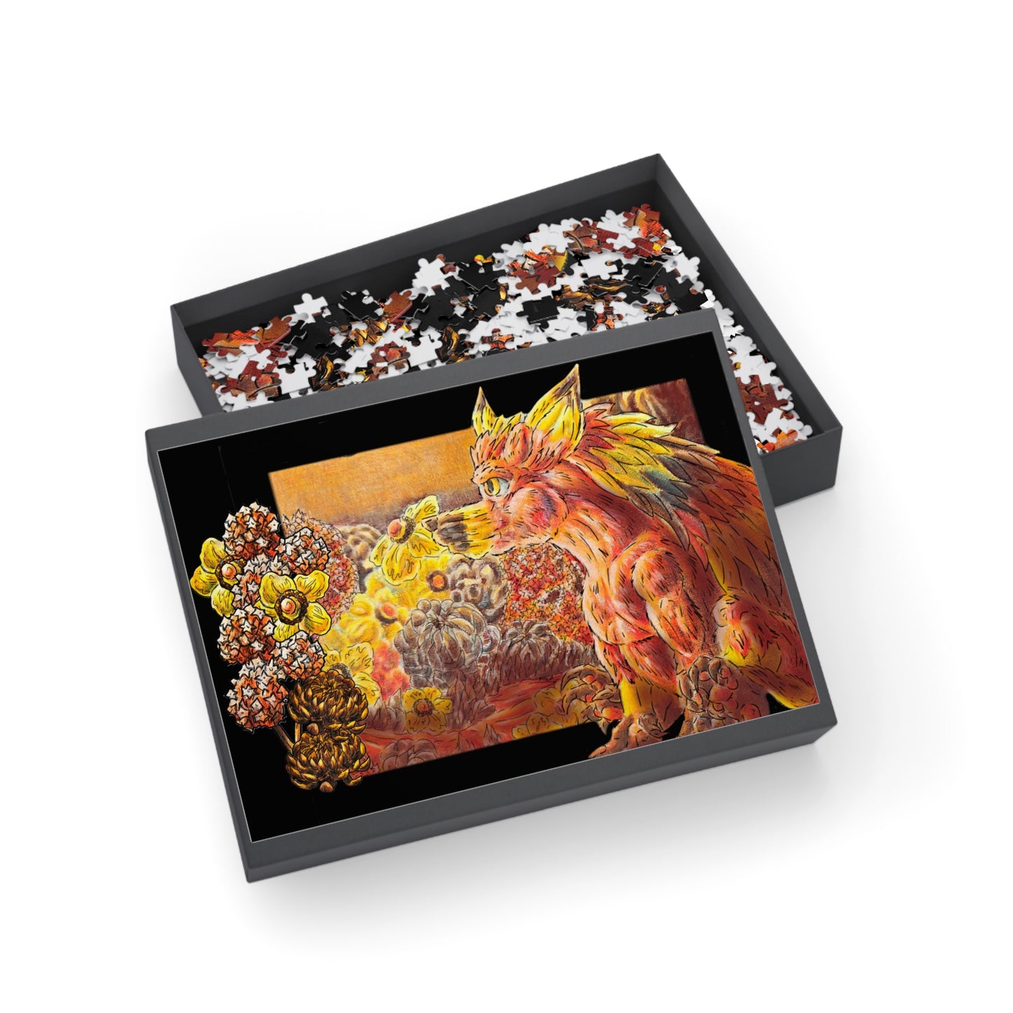 Aster the Fall Hedgehog 1000-Piece Puzzle