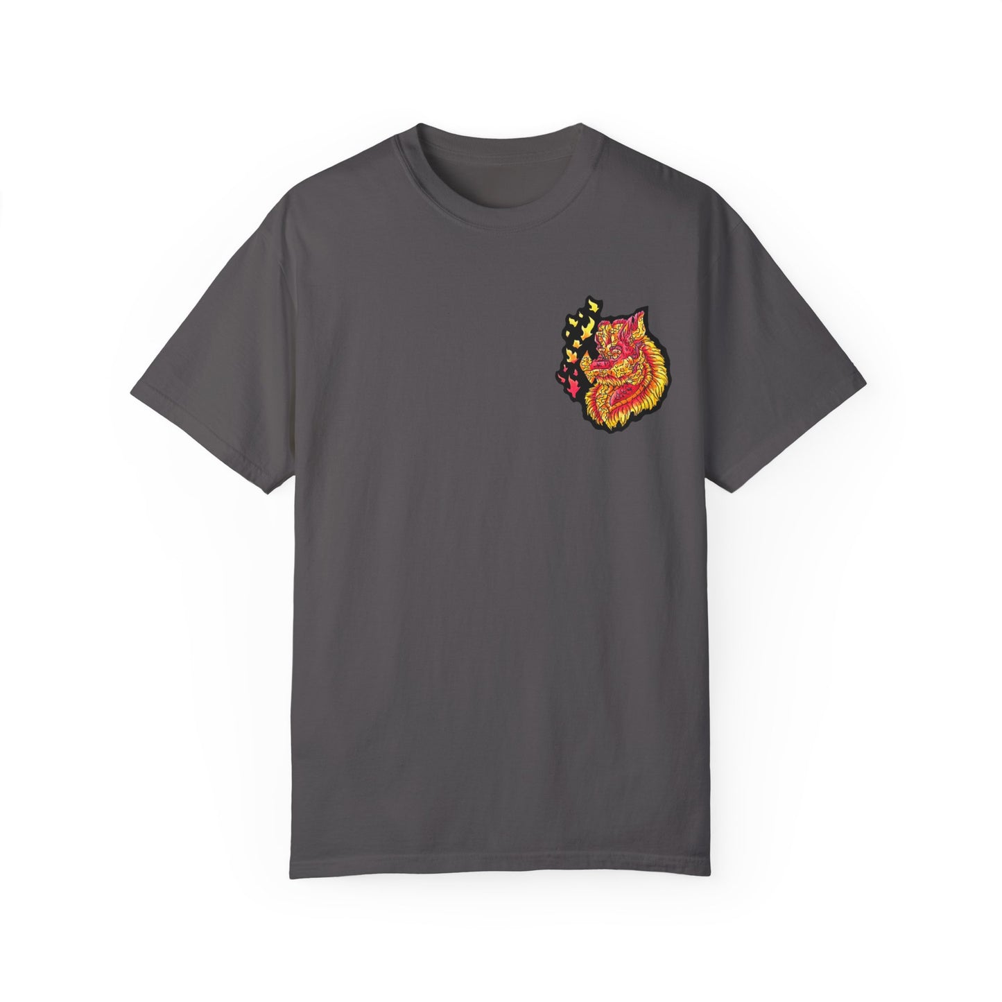 Fire Dragon Head 2 Unisex Garment-Dyed T-shirt