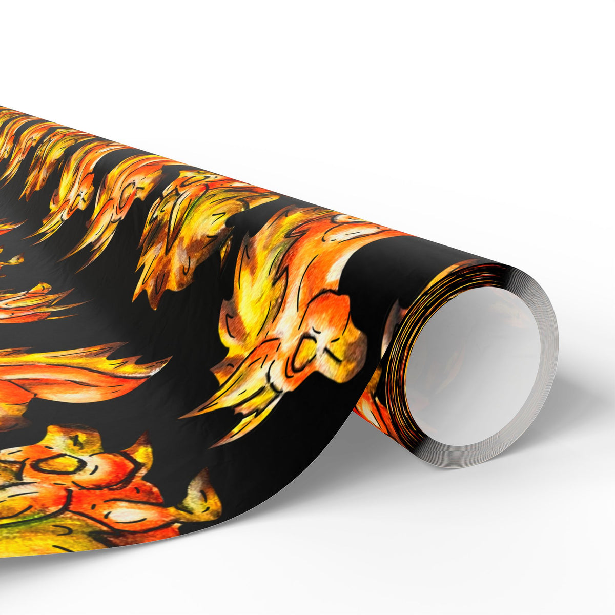 Chibi Aster the Hedgehog- Pattern- Chibi Hedgehog- Cute Animal - Wrapping Papers