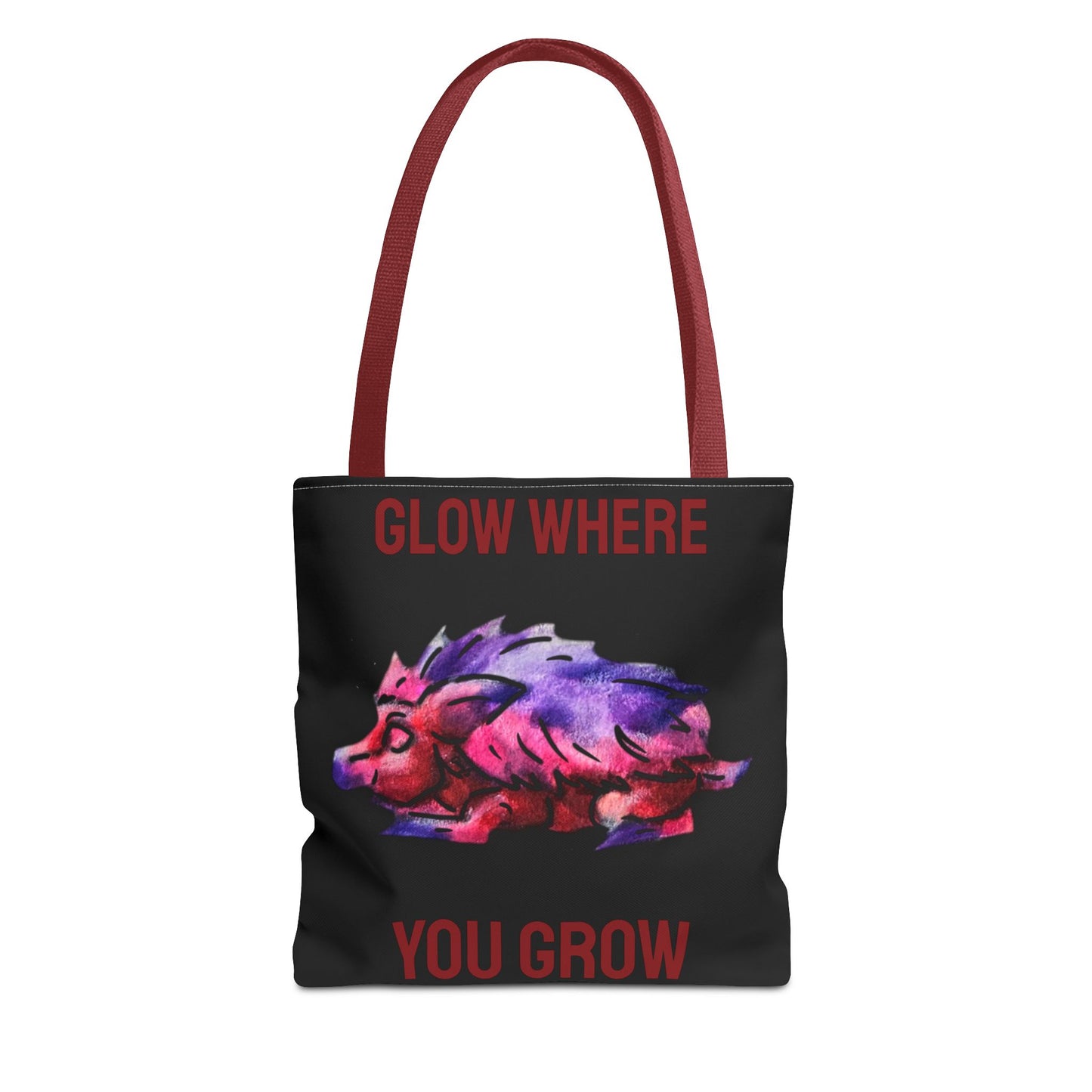 Chibi Azalea the Hedgehog- Chibi Hedgehog- Cute Animal - Double-Sided Tote Bag