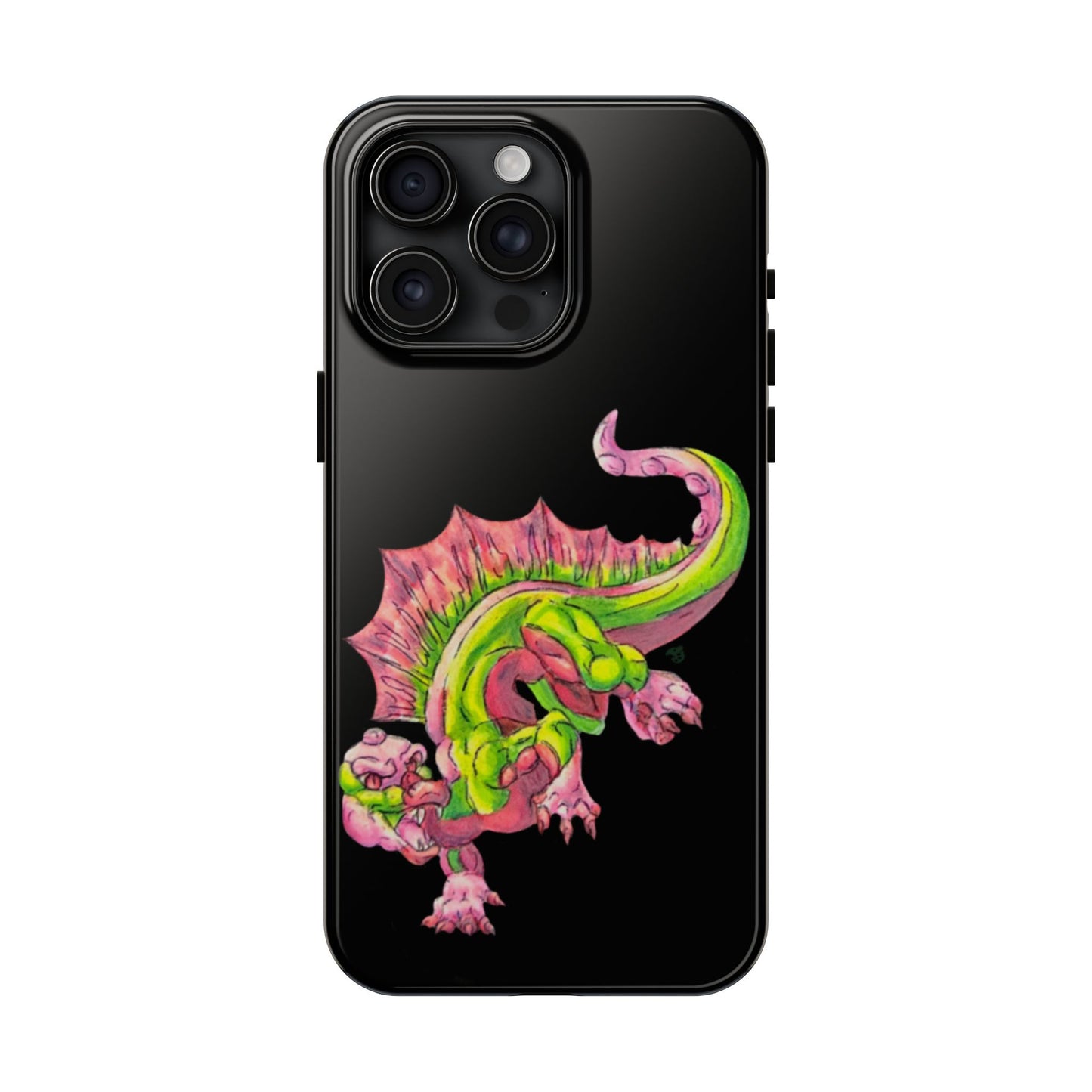 Cutesy Dimetrodon Jump Tough Phone Cases