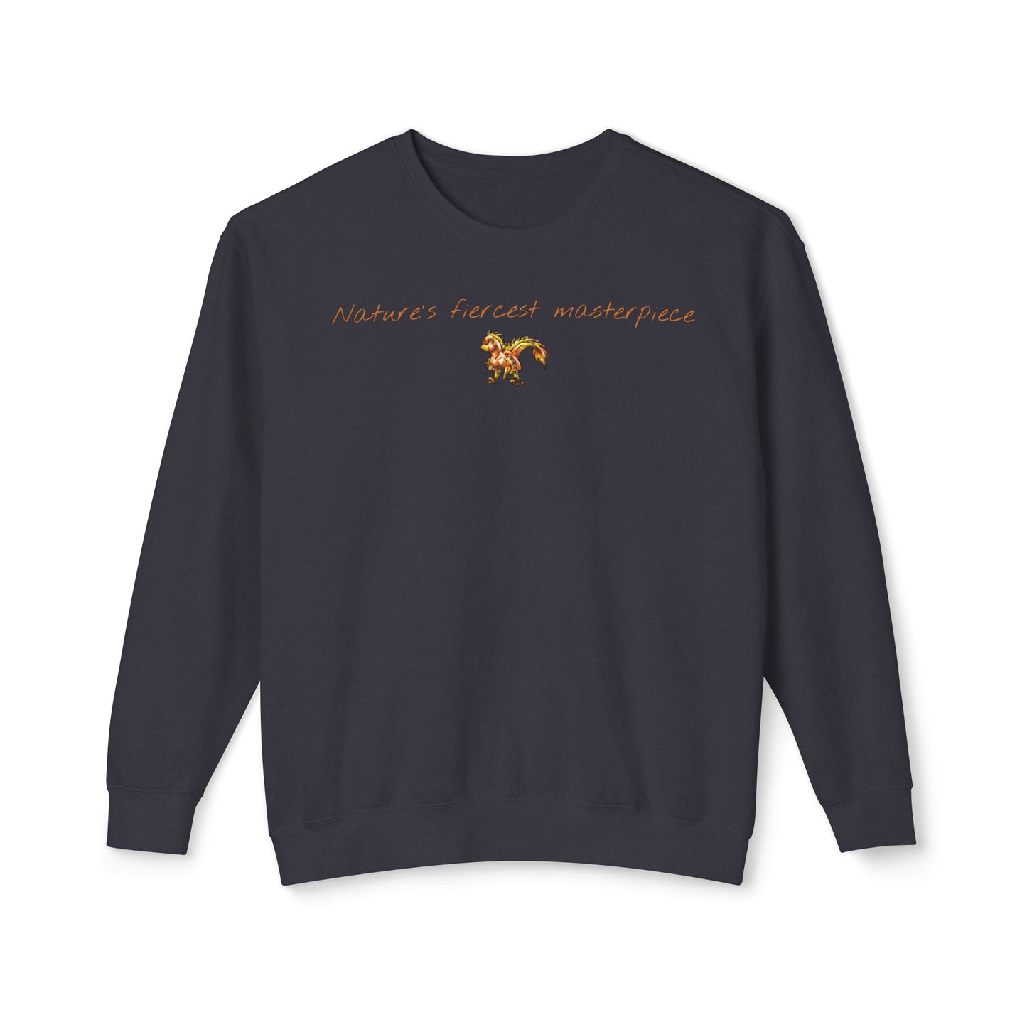 Chibi Caena the Raptor- Masterpiece- Dinosaur art- Prehistoric- Crewneck