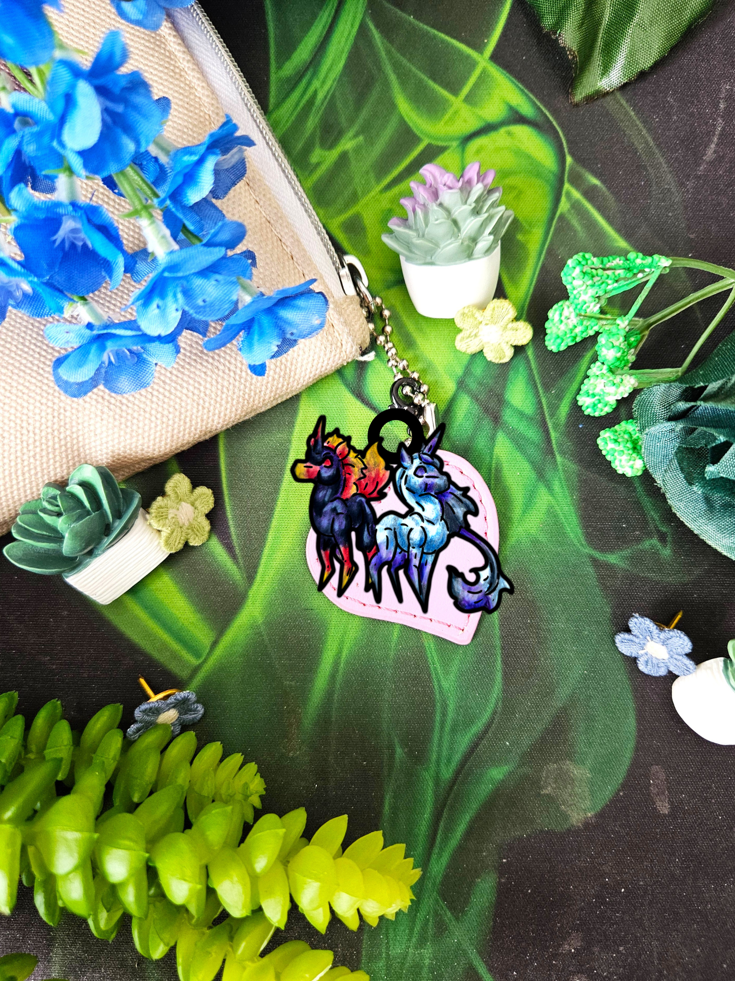 Chibi Nightmare & Unicorn 4pk Shrink Charms