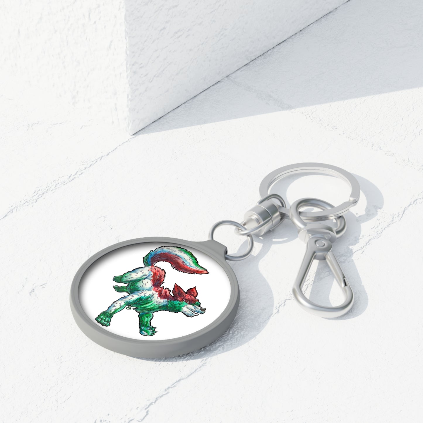 Jolly the She-wolf Keyring Tag