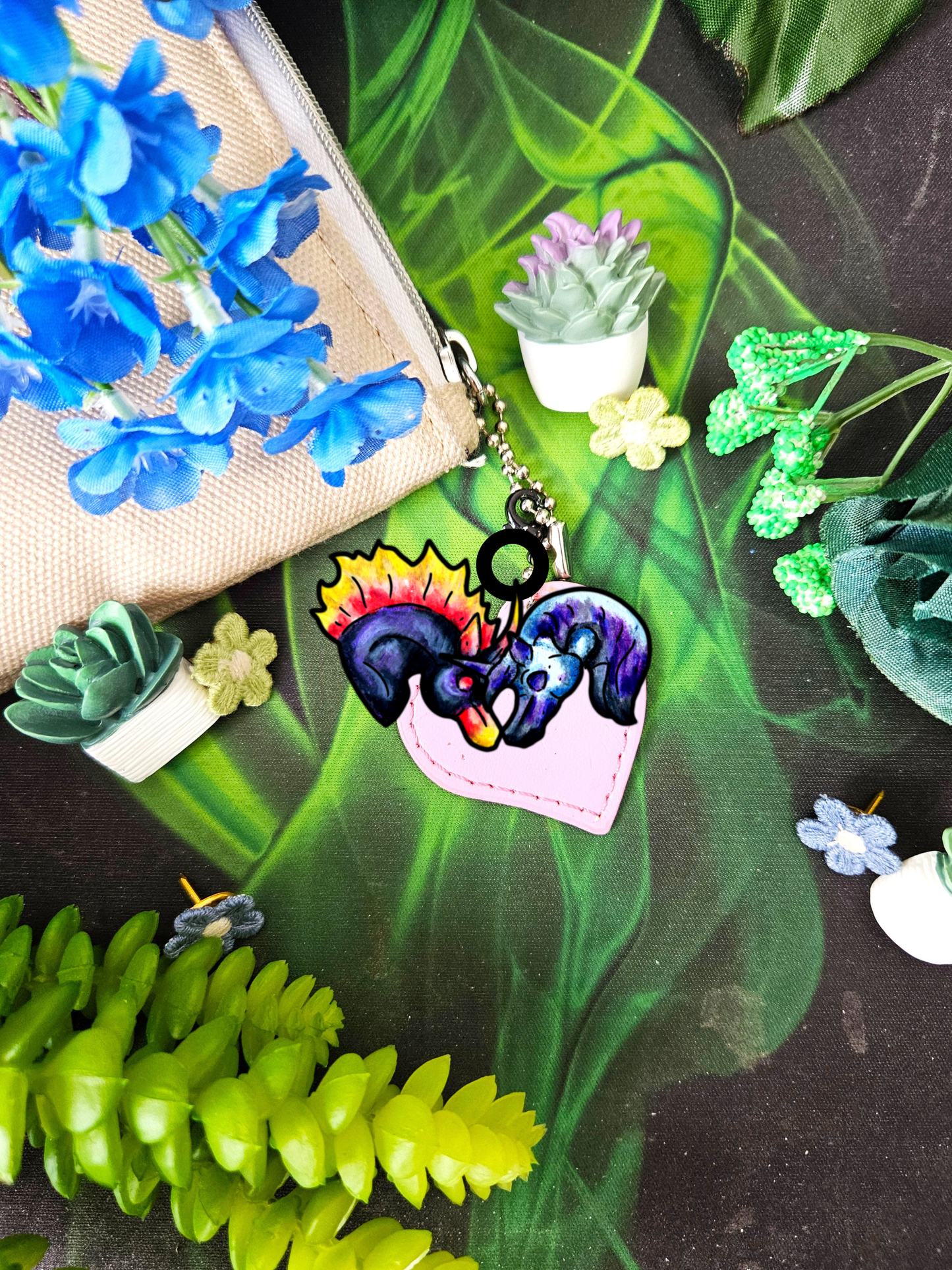 Chibi Nightmare & Unicorn 4pk Shrink Charms