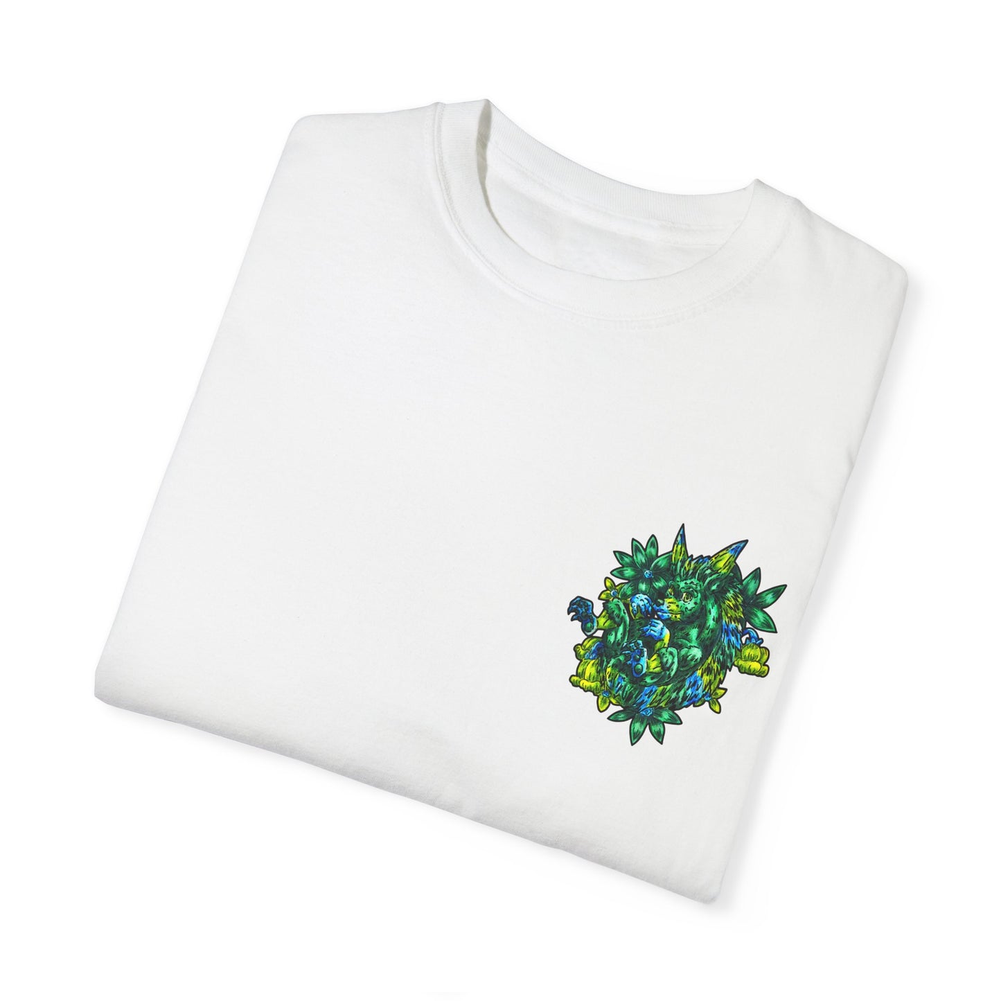 Clover the Hedgehog Unisex Garment-Dyed T-shirt