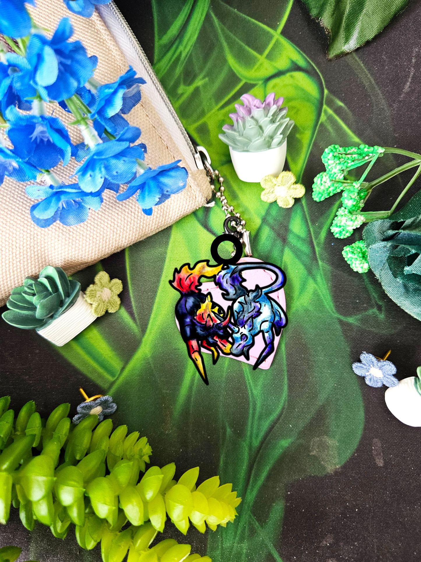 Chibi Nightmare & Unicorn 4pk Shrink Charms