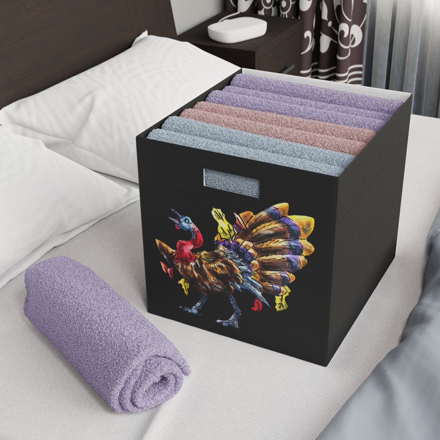 Fall Felt Storage Box