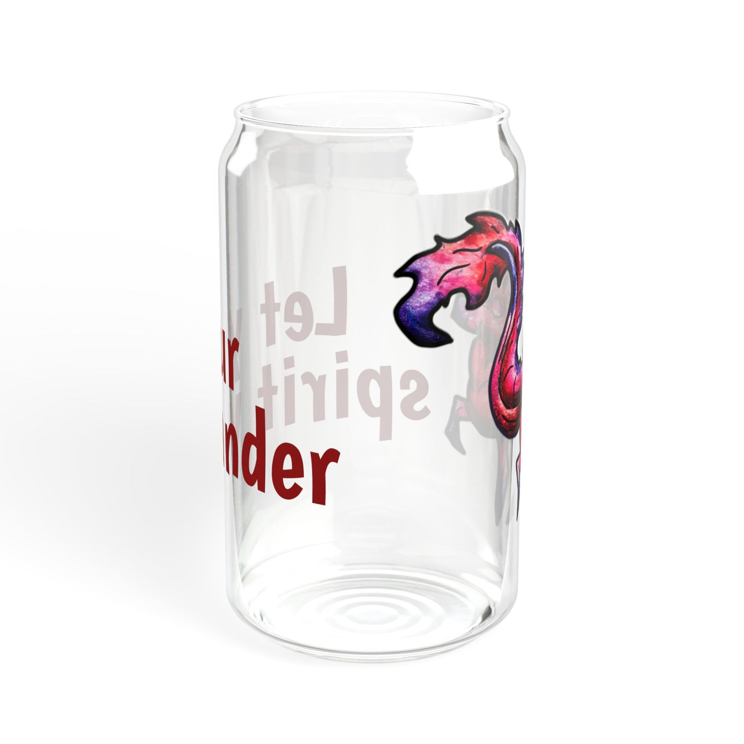 Myer the Kirin-Let your spirit wander- Chibi Kirin- Cute Animal - Sipper Glass, 16oz