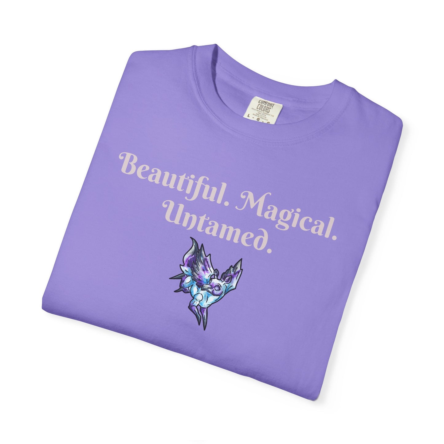 Chib Seleste the Peryton- Untamed- Fantasy Creature- White Deer Bird- T-shirt