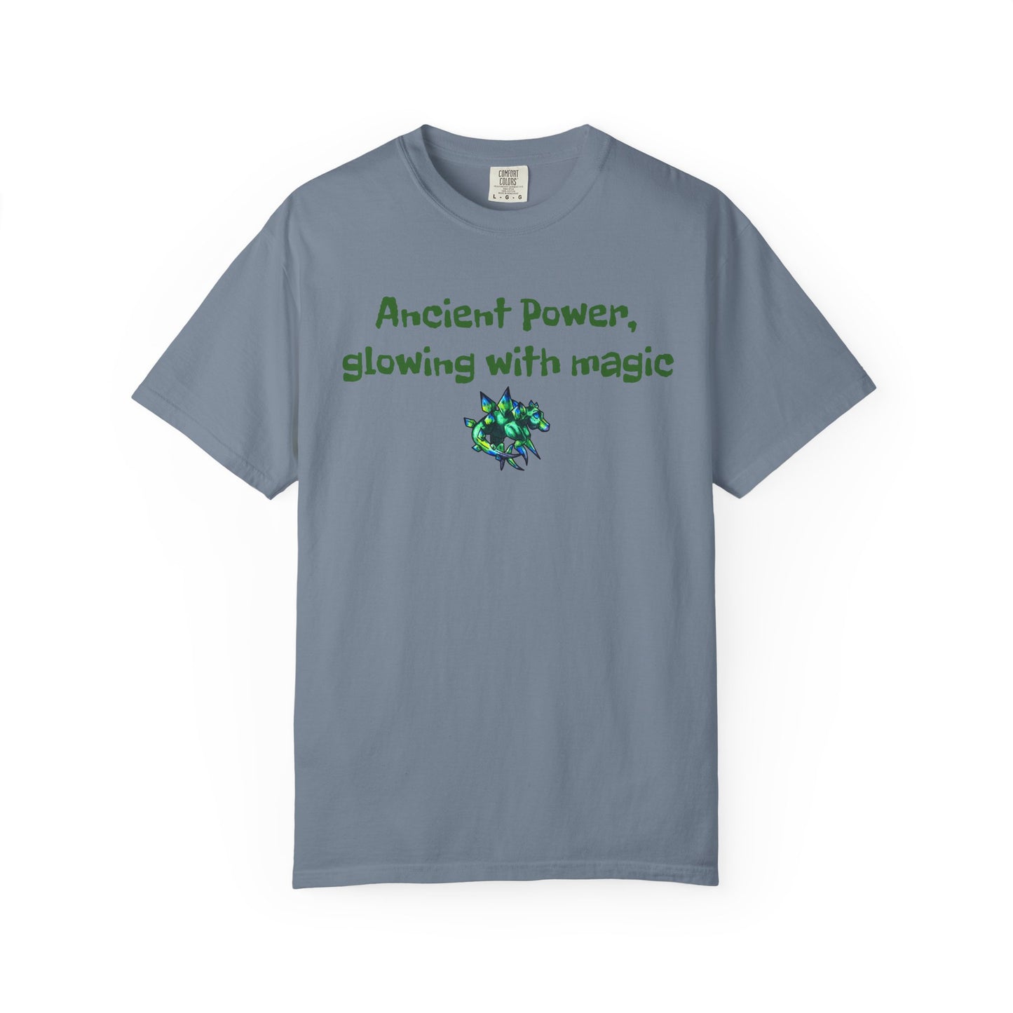 Chibi Arith the Stegosaurus-Ancient Power- Chibi Dinosaur Art- Prehistoric Creature- T- Shirt