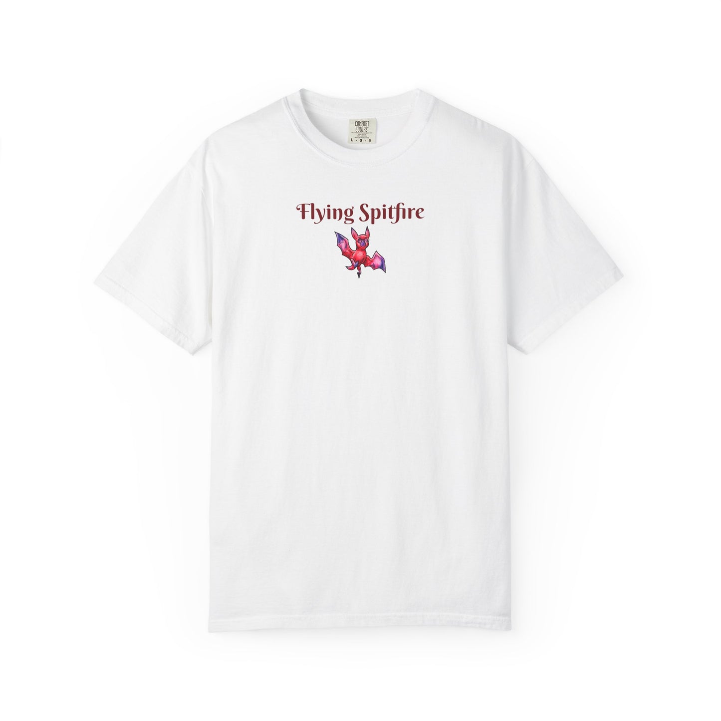 Chibi Myra the Bat- Flying Spitfire- Chibi Bat- Cute Animal -T-shirt