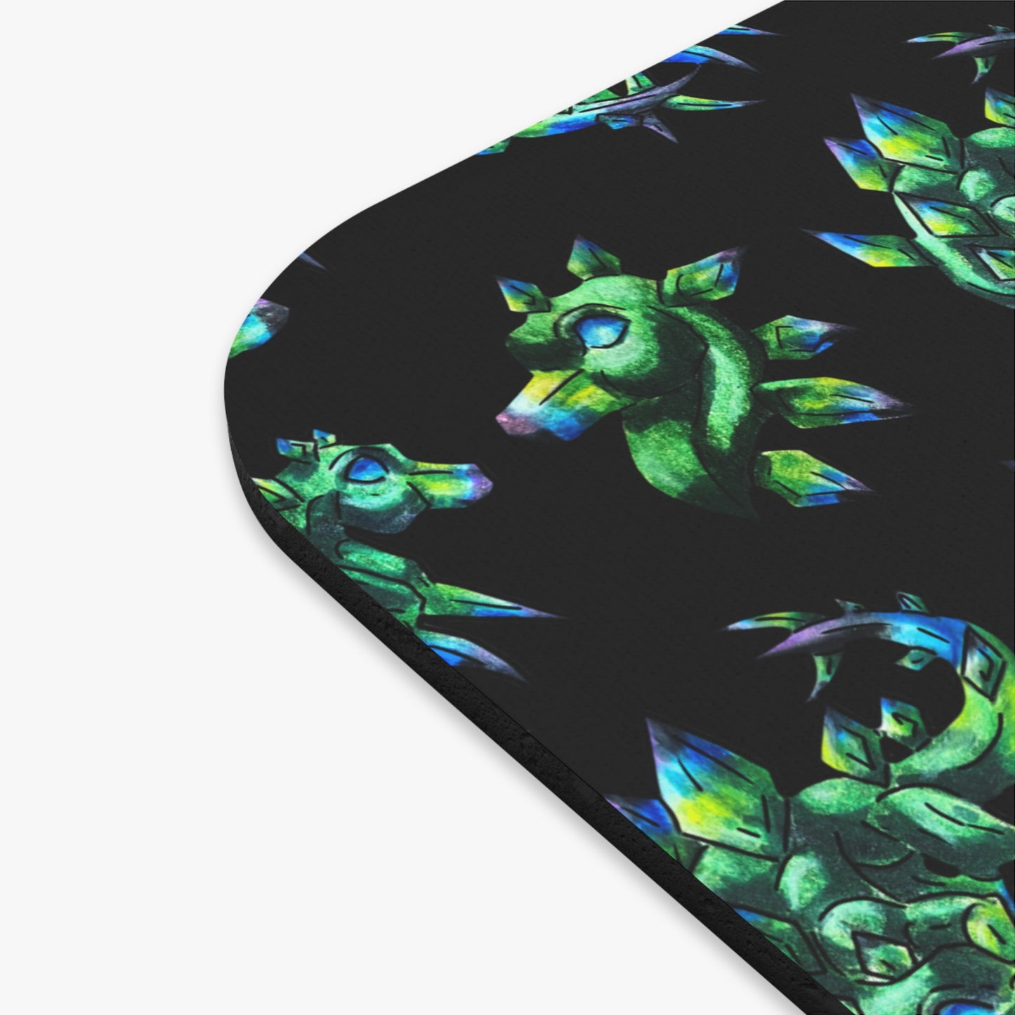 Chibi Arith the Stegosaurus Pattern- Chibi Dinosaur Art- Prehistoric Creature -Mouse Pad
