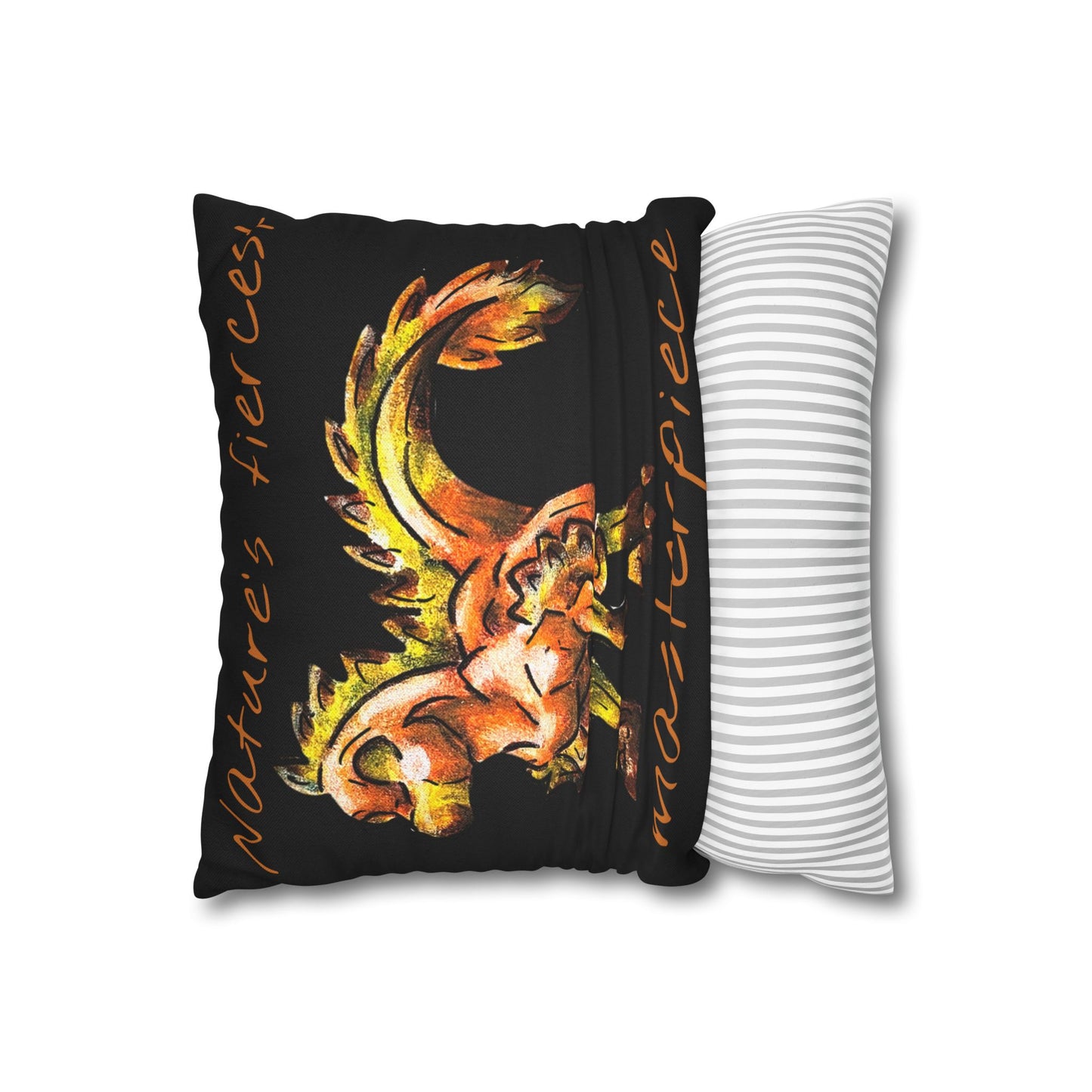 Chibi Caena the Raptor- Dinosaur art- Prehistoric- Double-sided Pillowcase