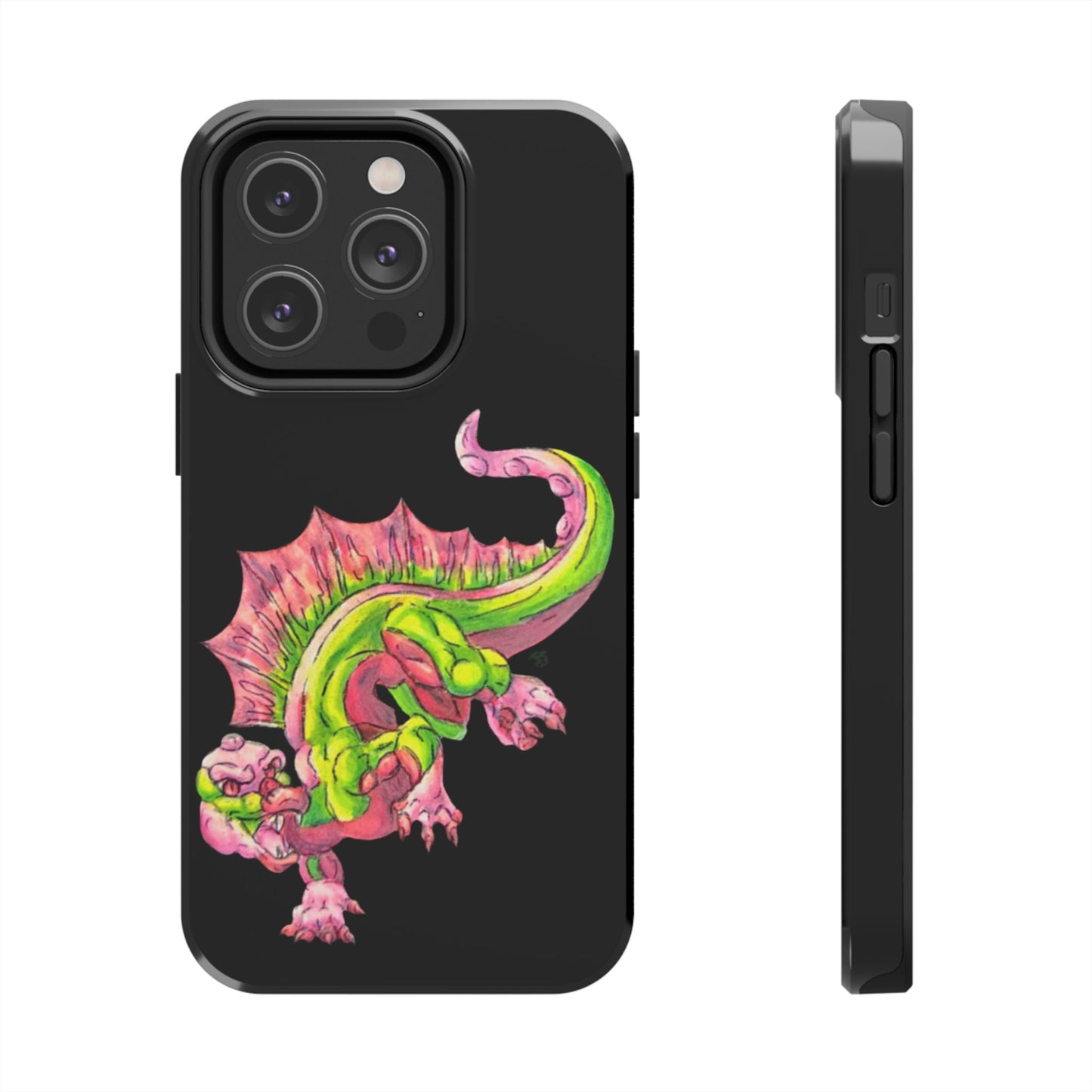 Cutesy Dimetrodon Jump Tough Phone Cases